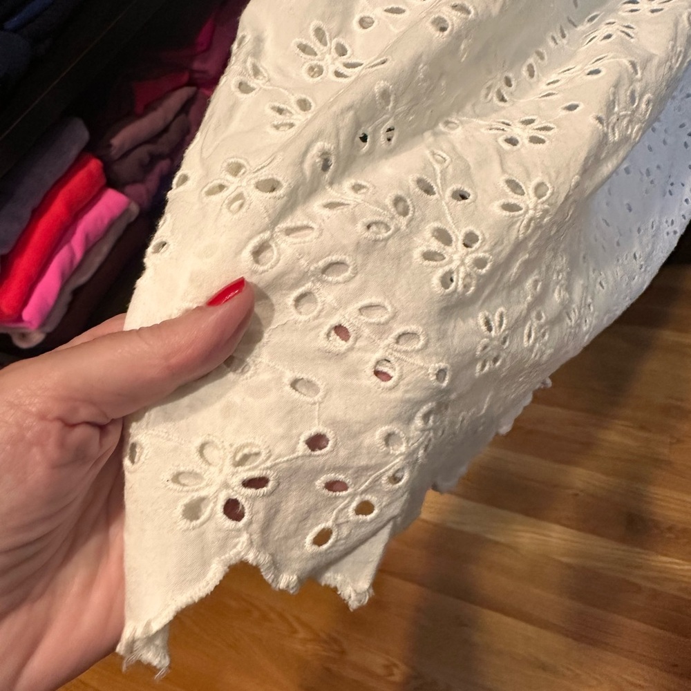 Marks & Spencer White Eyelet Maxi Dress - Picture 3 of 3